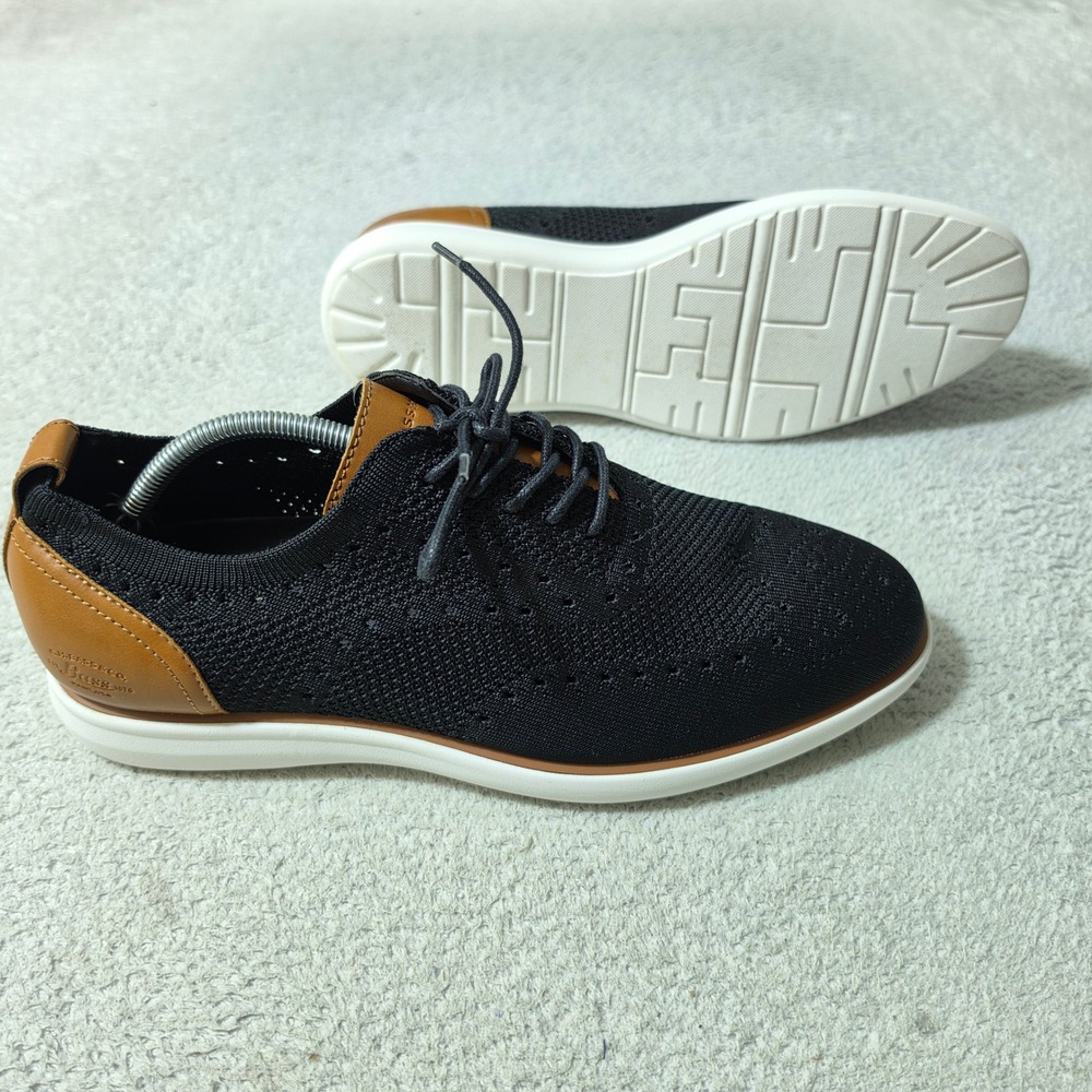 NEW G.H. Bass Oxford Sneakers Mens 12 Navy Knit Brogue Wingtip Lifestyle Shoes